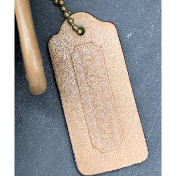 Vintage Coach C30-9058 Glove-Tanned Natural Tan Leather Shoulder Bag - Picture 3 of 5